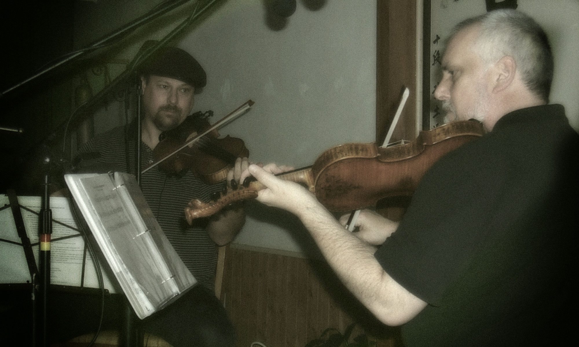 Isaiah and Barry playing St Paddy's Day 2009